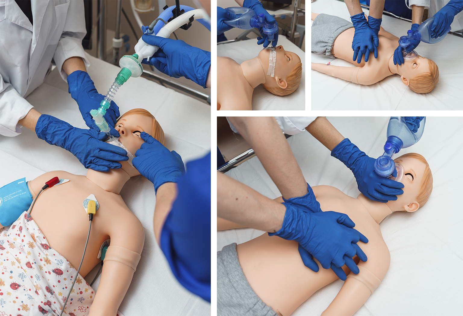 高度真實(shí)的胸外按壓觸感:深度，頻率，手的位置等評(píng)估，通氣量和詳細(xì)的活動(dòng)反應(yīng)日志。